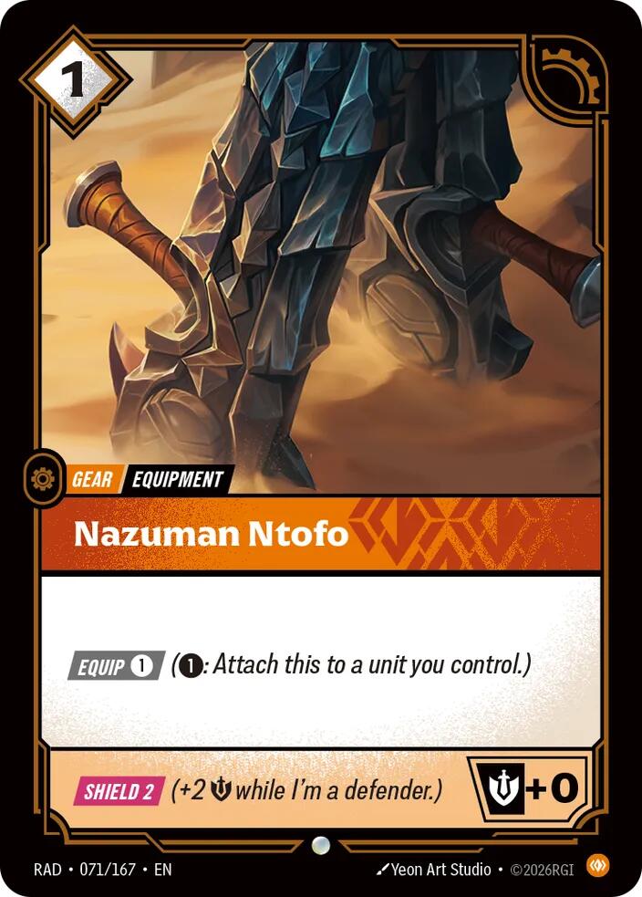 Nazuman Ntofo 071/167 (Radiance) 