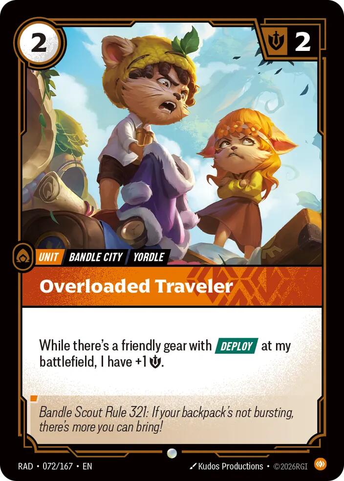 Overloaded Traveler 072/167 (Radiance) 