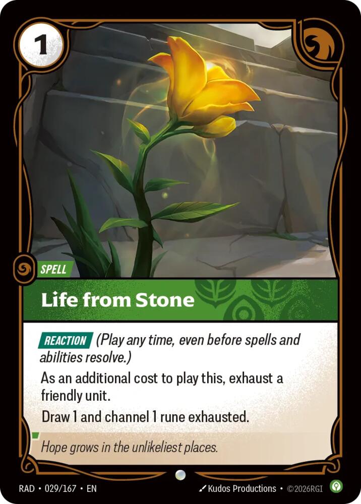 Life from Stone 029/167 (Radiance) 