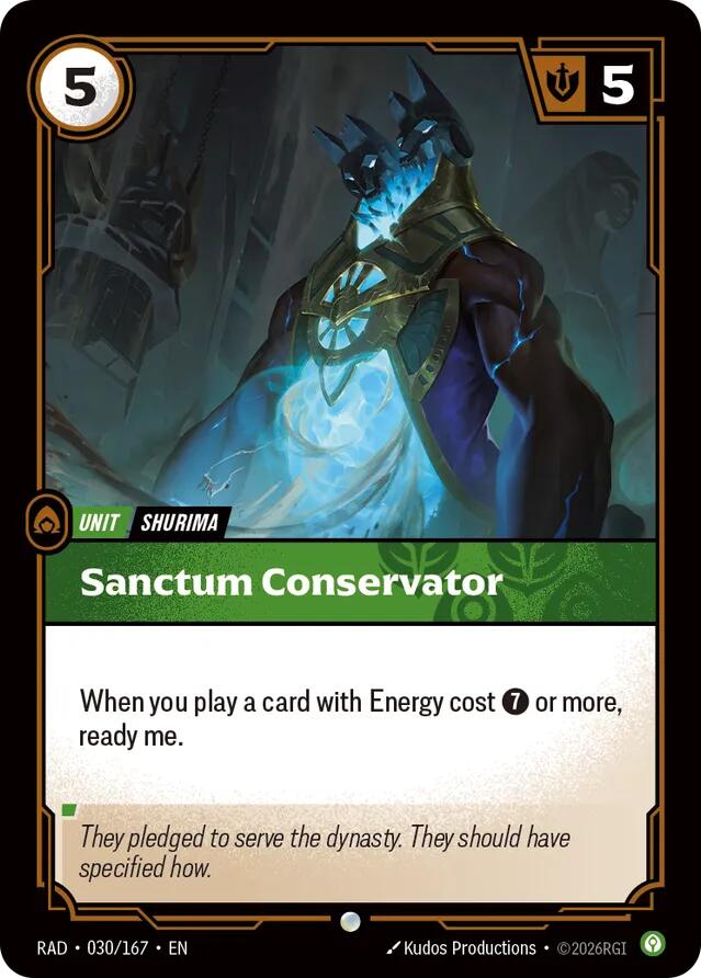 Sanctum Conservator 030/167 (Radiance) 