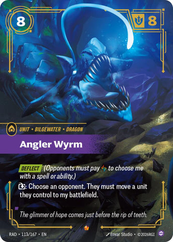 Angler Wyrm 113/167 (Radiance)  - Foil