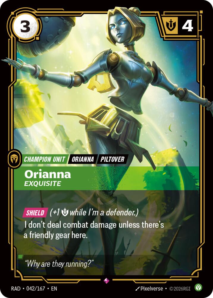 Orianna Exquisite 042/167 (Radiance)  - Foil