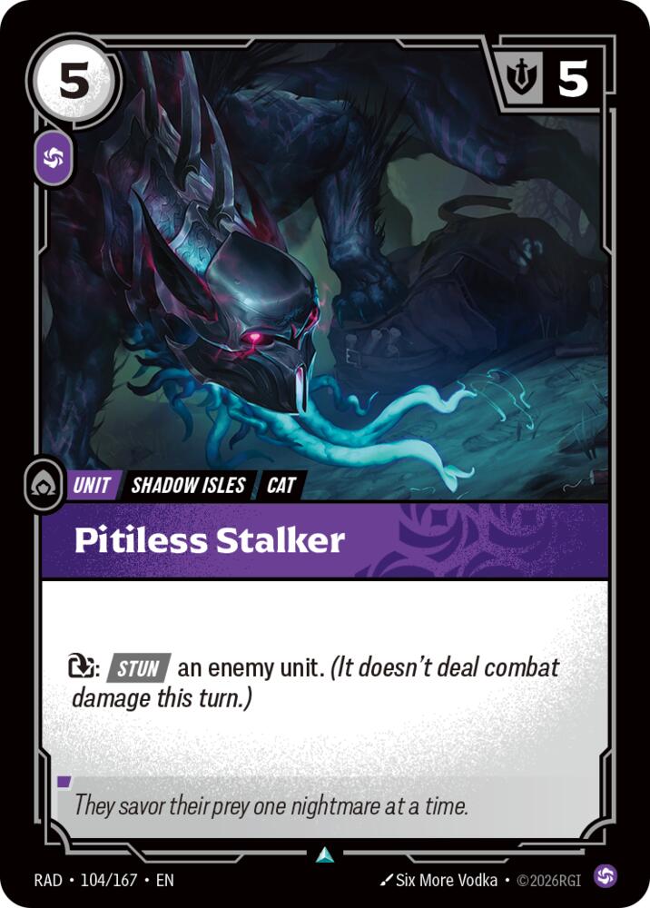 Pitiless Stalker 104/167 (Radiance) 