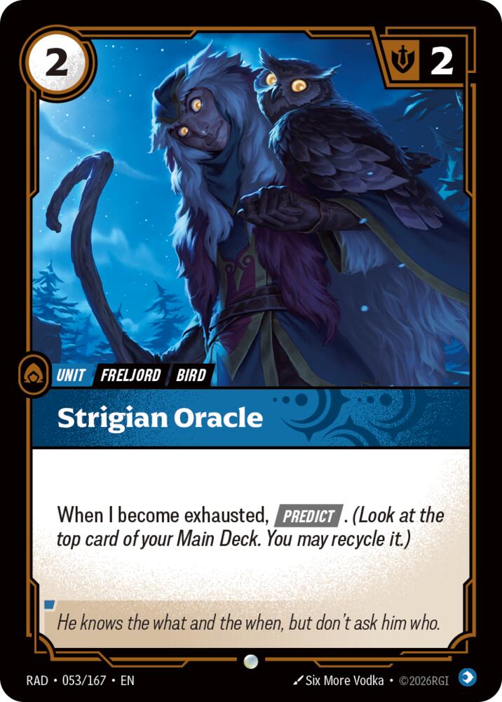 Strigian Oracle 053/167 (Radiance) 