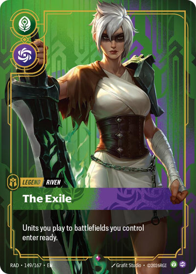 Riven The Exile 149/167 (Radiance)  - Foil