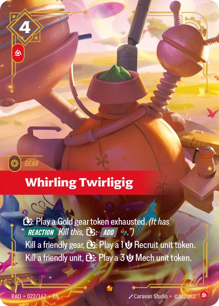 Whirling Twirligig 022/167 (Radiance)  - Foil