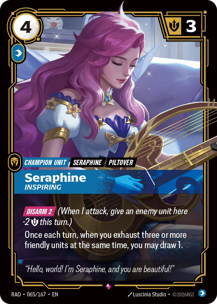 Seraphine Inspiring 065/167 (Radiance)  - Foil