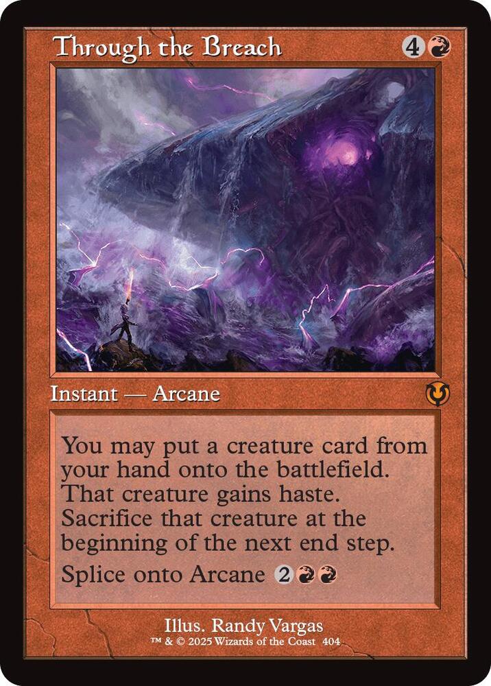 Through the Breach 404/287 (Innistrad Remastered)  - Retro