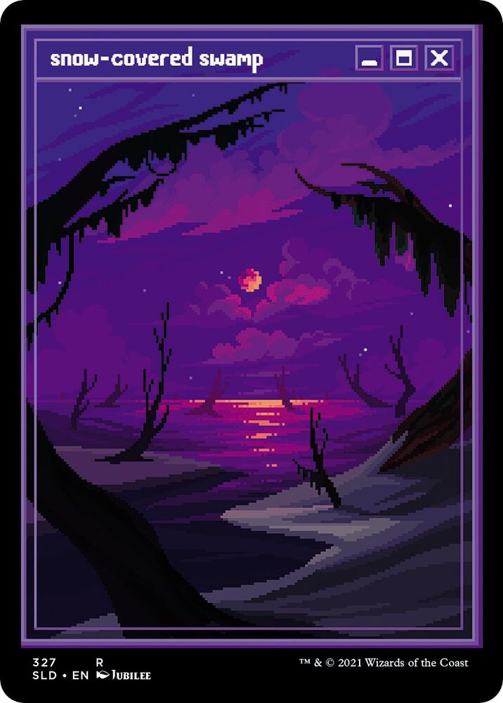 Snow-Covered Swamp 327 (Secret Lair Drop Series)  - Full Art