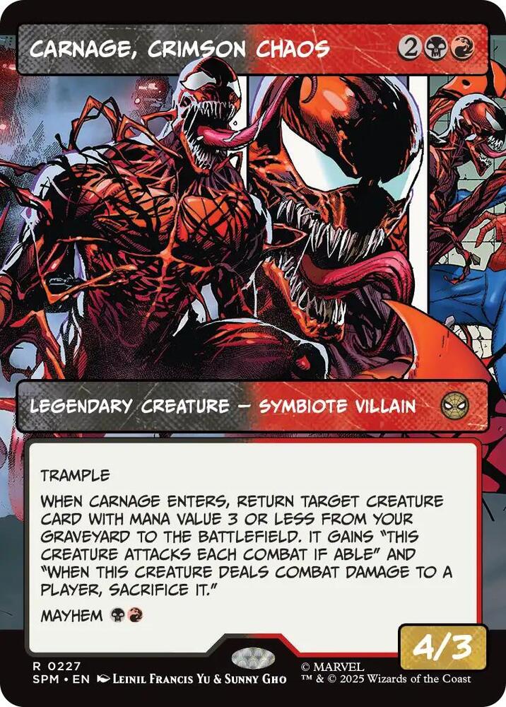 Carnage Crimson Chaos Borderless (Marvel's Spider-Man) 