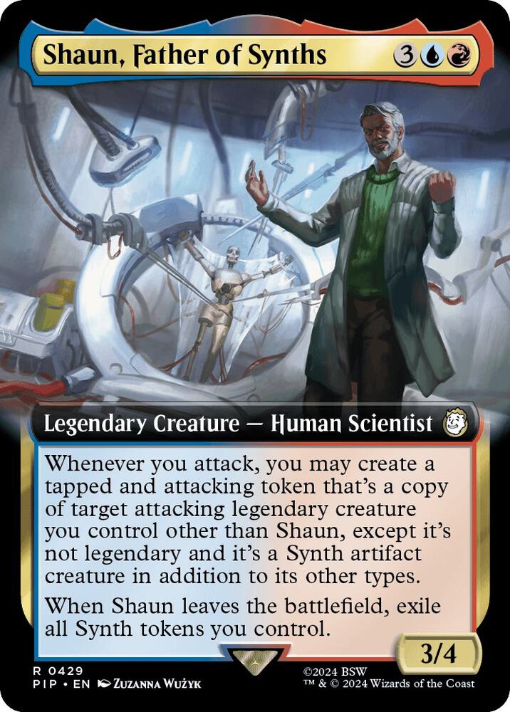 Shaun Father of Synths Extended Art (Universes Beyond: Fallout)  - Foil