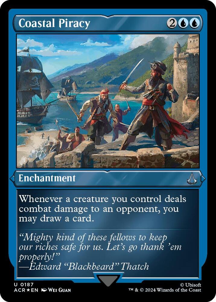 Coastal Piracy Foil Etched (Universes Beyond: Assassin's Creed)  - Foil
