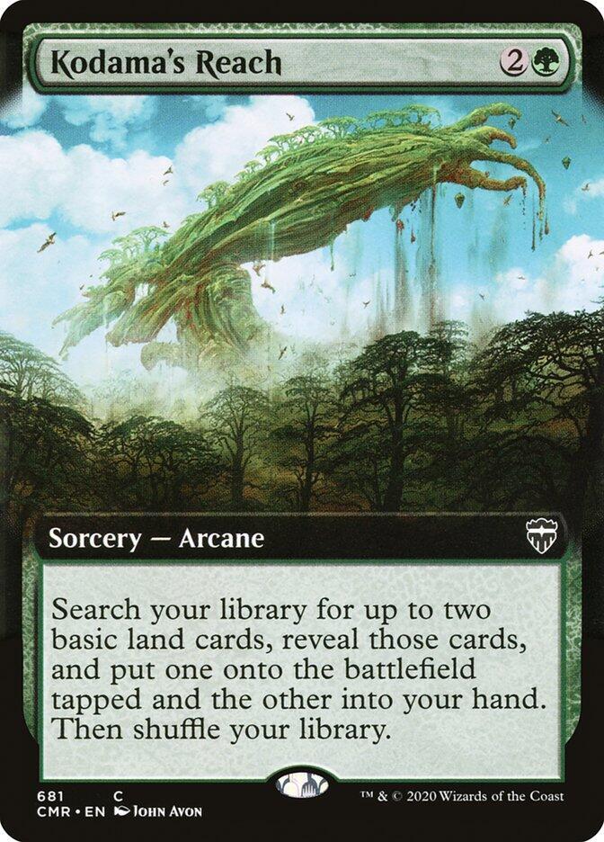 Kodama's Reach 681 (Commander Legends)  - Extended Art Foil