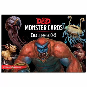 D&D Spellbook Cards Monster Challenge Deck 0-5
