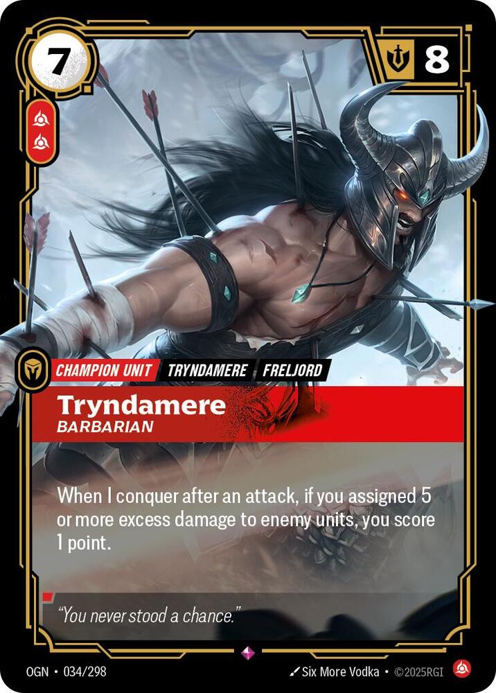 Tryndamere Barbarian (Origins)  - Foil