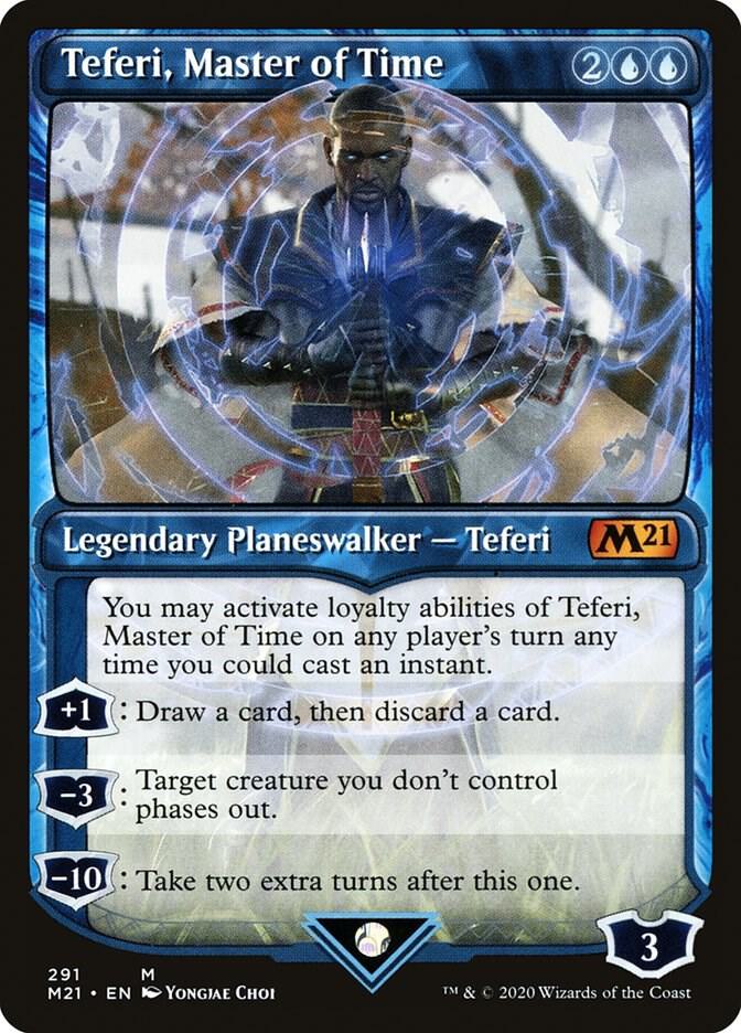 Teferi Master of Time Showcase 291 (Core Set 2021) 