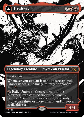 Urabrask // The Great Work 299/291 (March of the Machine)  - Borderless