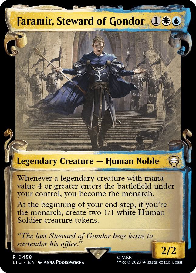 Faramir Steward of Gondor Showcase Scrolls (Commander: The Lord of the Rings: Tales of Middle-earth) 