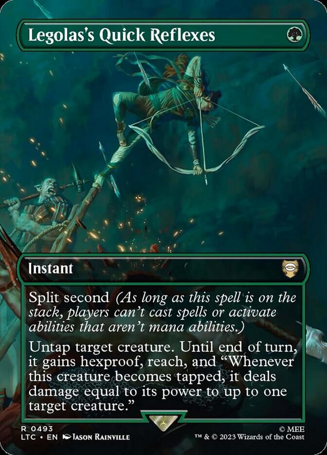 Legolas's Quick Reflexes (Commander: The Lord of the Rings: Tales of Middle-earth)  - Foil