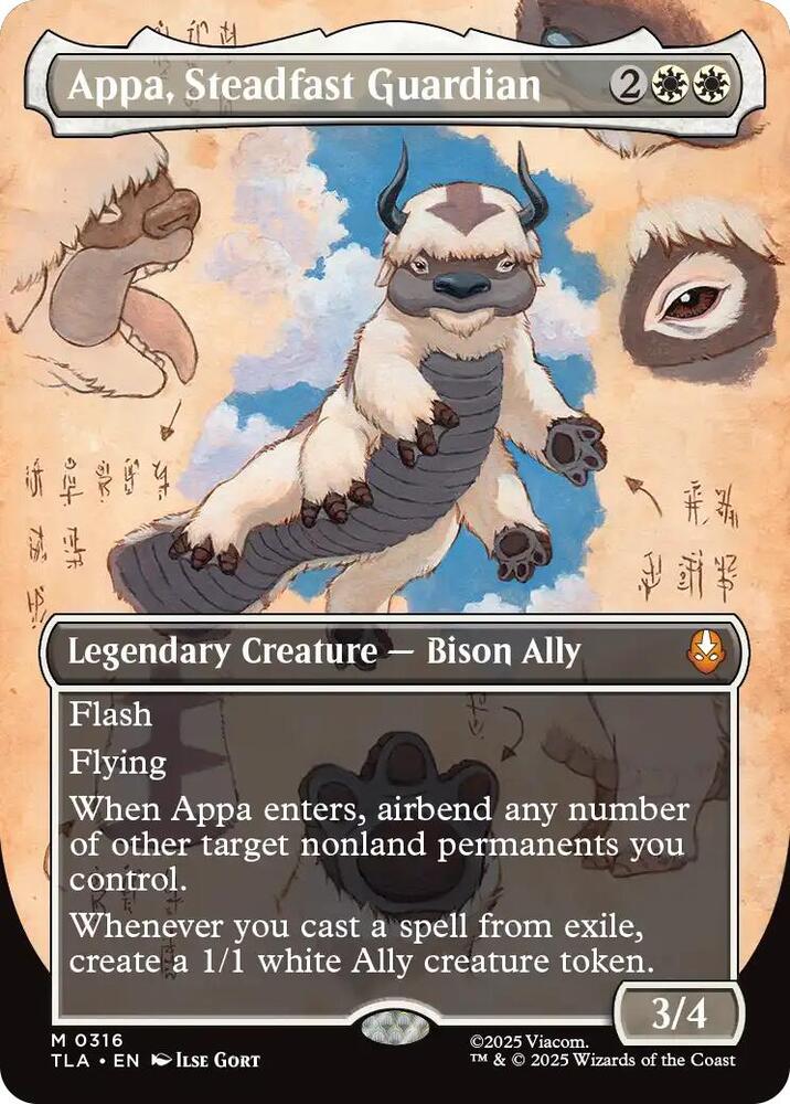Appa Steadfast Guardian Borderless (Avatar: The Last Airbender)  - Foil