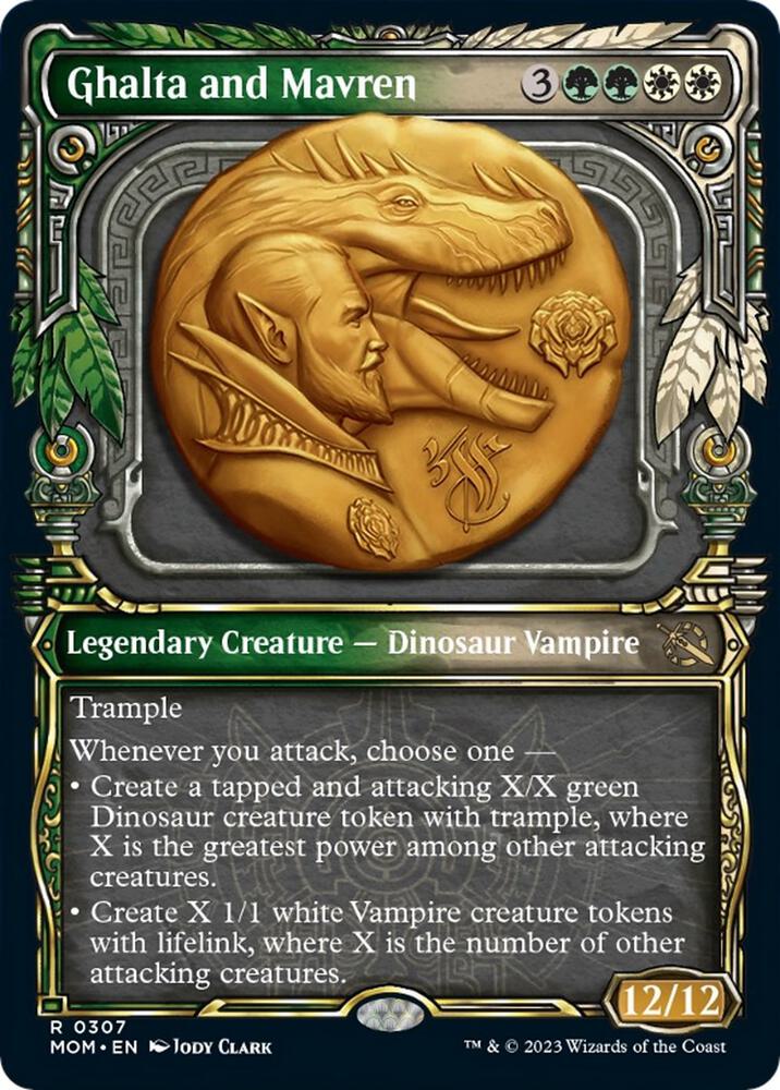 Ghalta and Mavren Showcase (March of the Machine)  - Foil