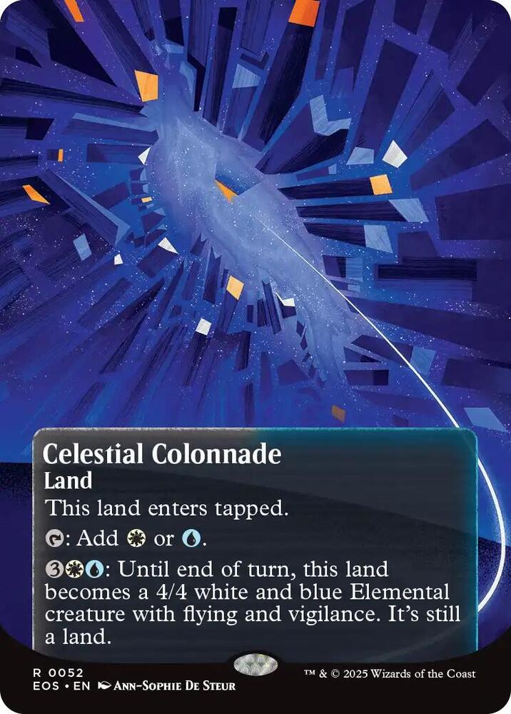 Celestial Colonnade 52/45 (Edge of Eternities: Stellar Sights)  - Borderless Foil