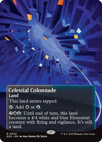 Celestial Colonnade 52/45 (Edge of Eternities: Stellar Sights)  - Borderless Foil