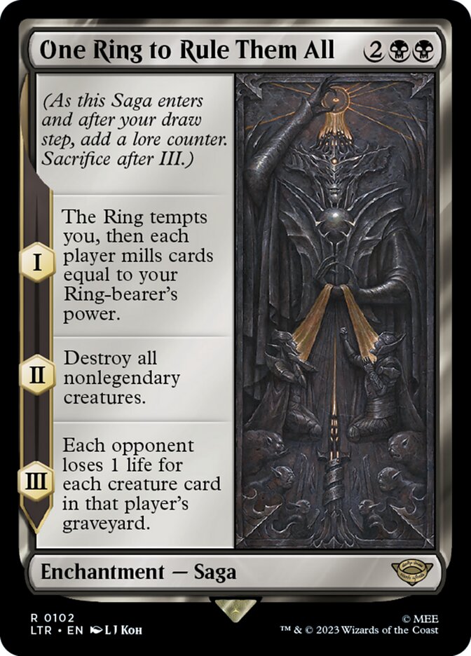 One Ring to Rule Them All (Universes Beyond: The Lord of the Rings: Tales of Middle-earth)  - Foil