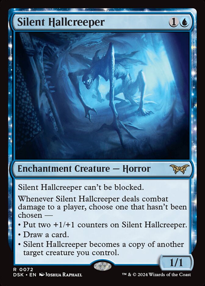 Silent Hallcreeper (Duskmourn: House of Horror)  - Foil