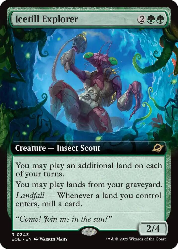 Icetill Explorer 343 (Edge of Eternities)  - Extended Art Foil