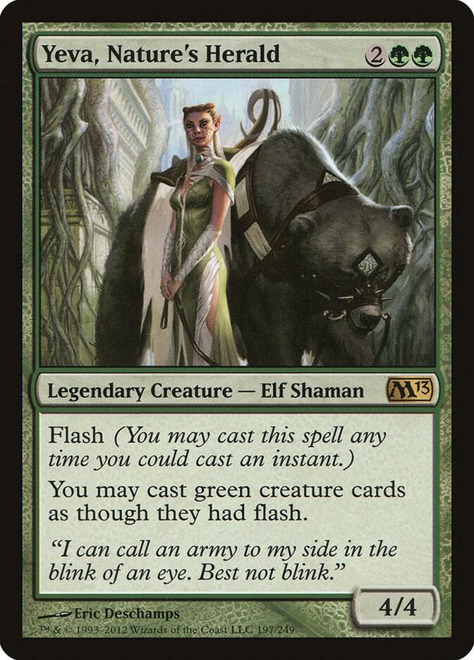 Yeva, Nature's Herald 197 (Magic 2013 (M13))  - Foil