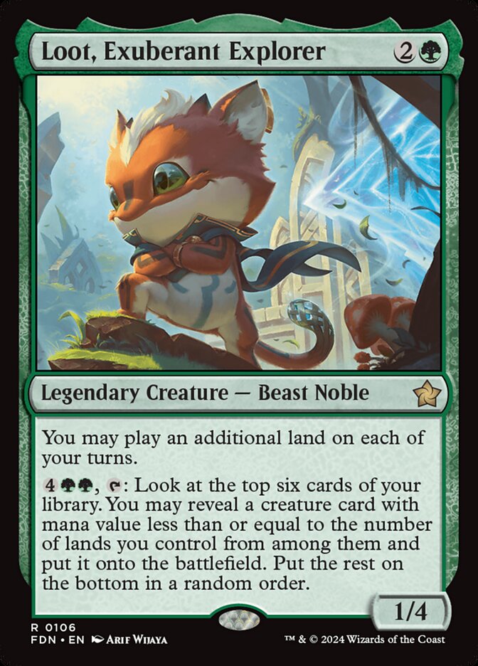 Loot, Exuberant Explorer (Foundations)  - Foil