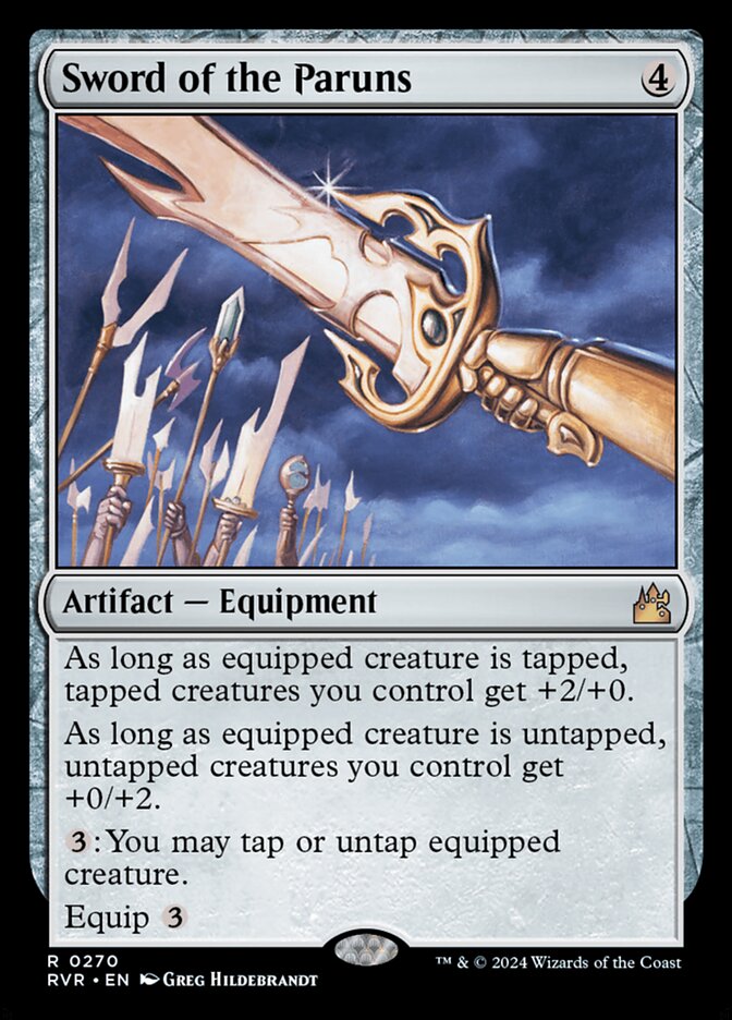 Sword of the Paruns (Ravnica Remastered)  - Foil