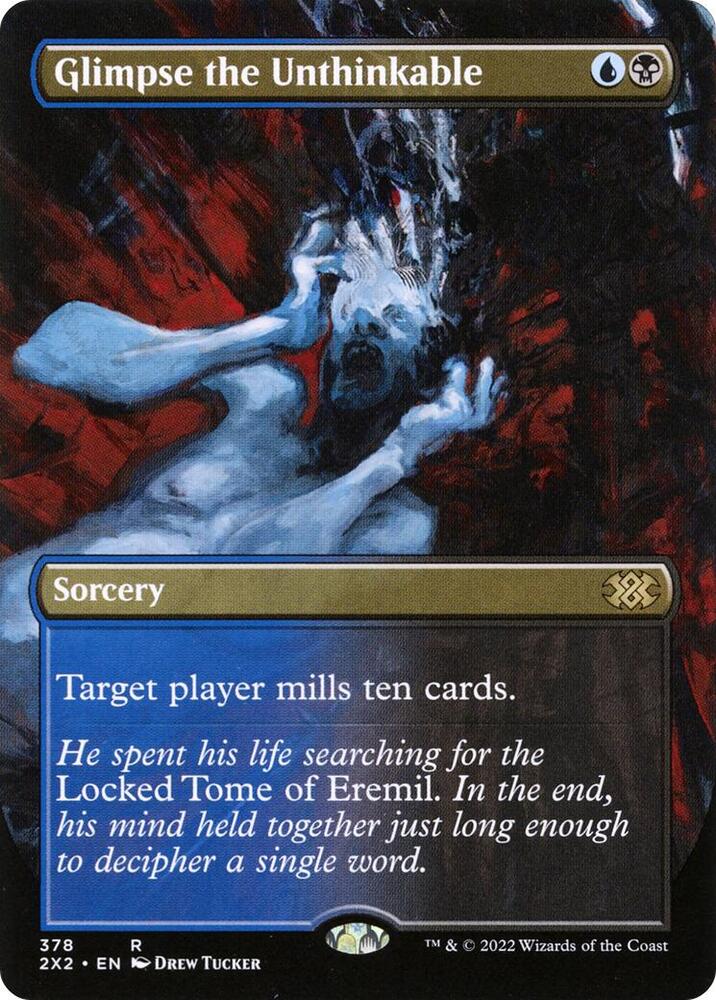 Glimpse the Unthinkable Borderless (Double Masters 2022) 