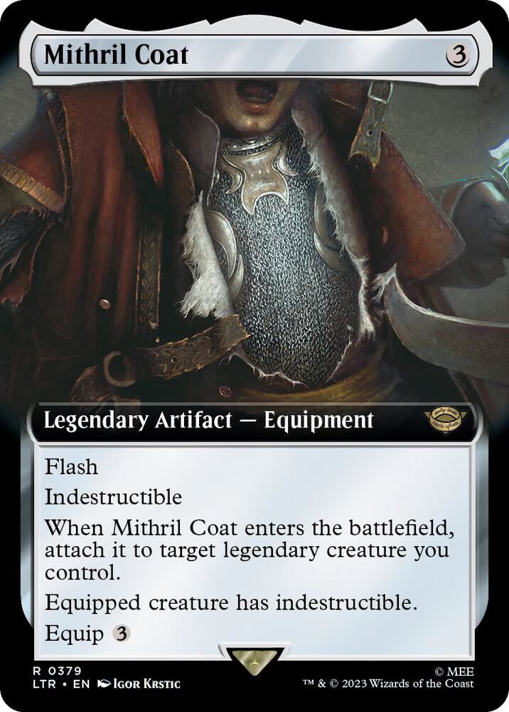 Mithril Coat 379/281 (Universes Beyond: The Lord of the Rings: Tales of Middle-earth)  - Extended Art