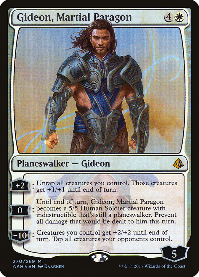 Gideon, Martial Paragon (Amonkhet)  - Foil