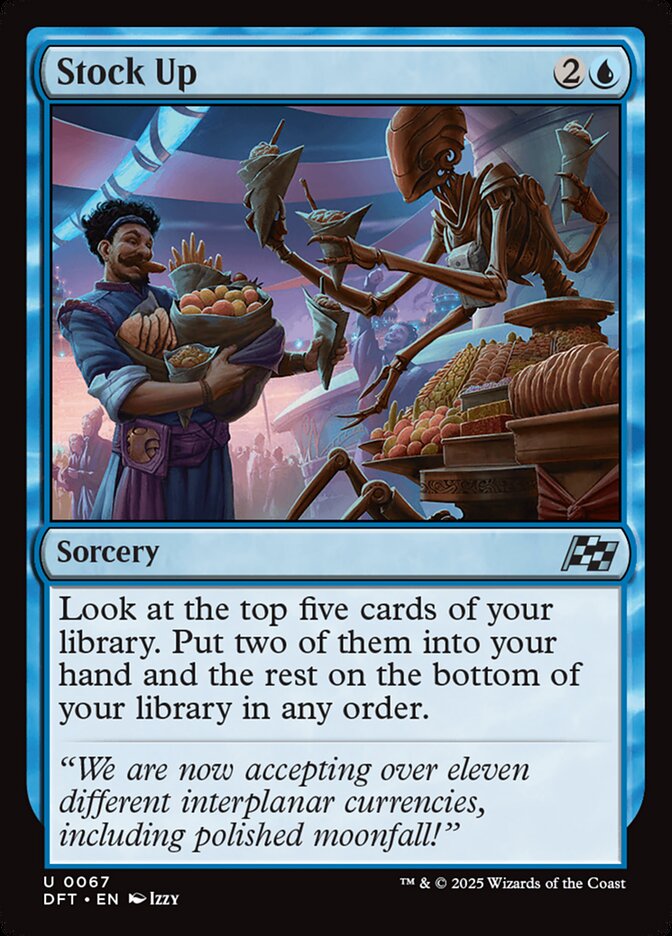 Stock Up (Aetherdrift)  - Foil