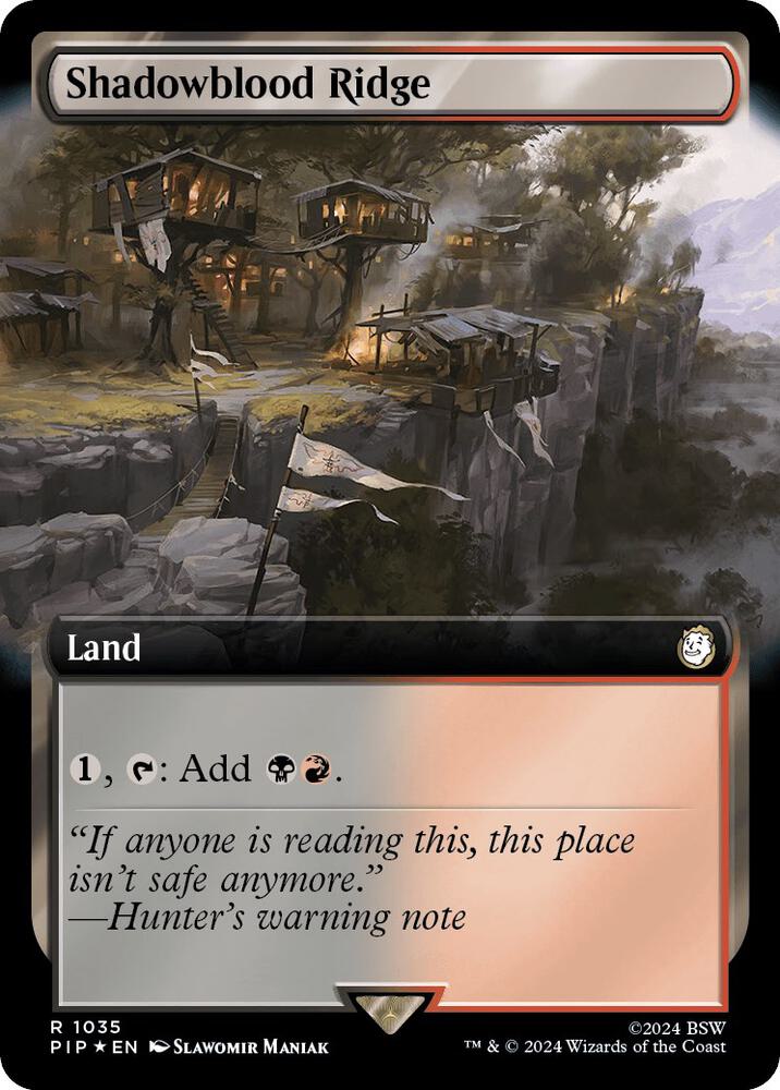 Shadowblood Ridge Extended Art Surge Foil (Universes Beyond: Fallout)  - Foil