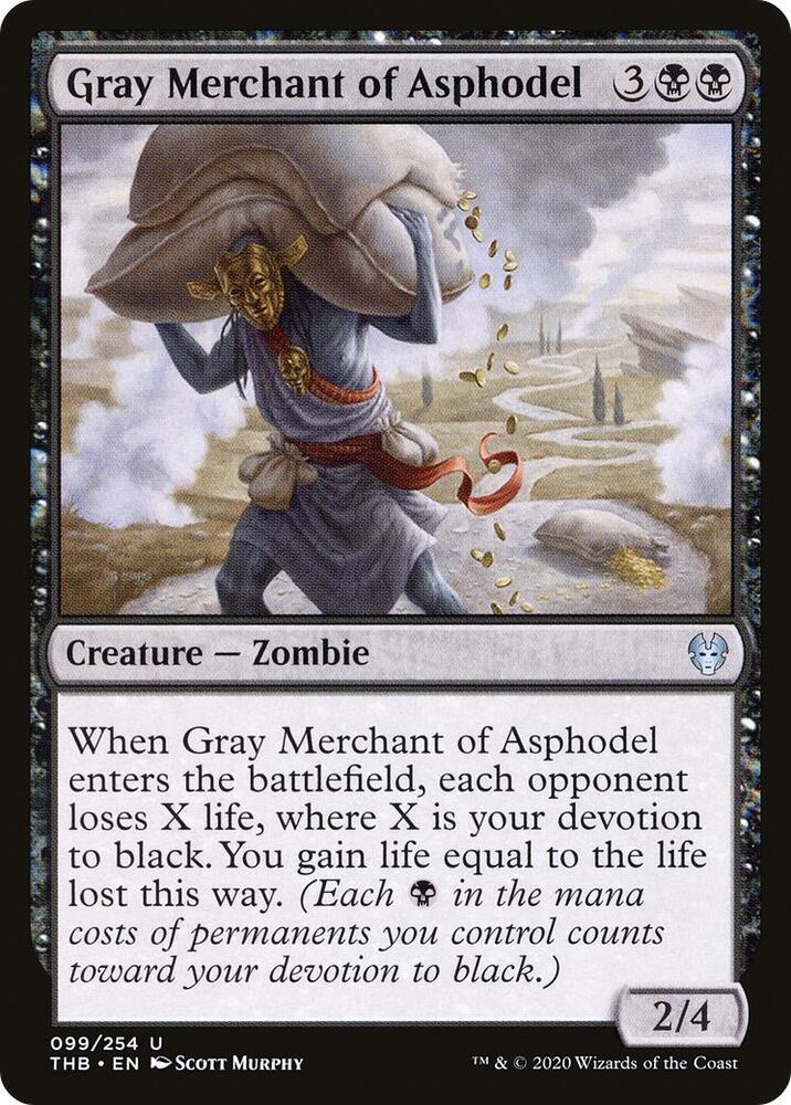 Gray Merchant of Asphodel 99 (Theros Beyond Death)  - Foil