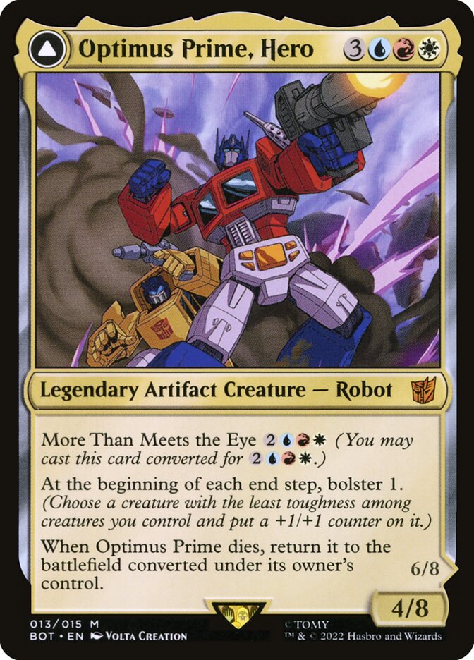 Optimus Prime, Hero // Optimus Prime, Autobot Leader (Universes Beyond: Transformers) 