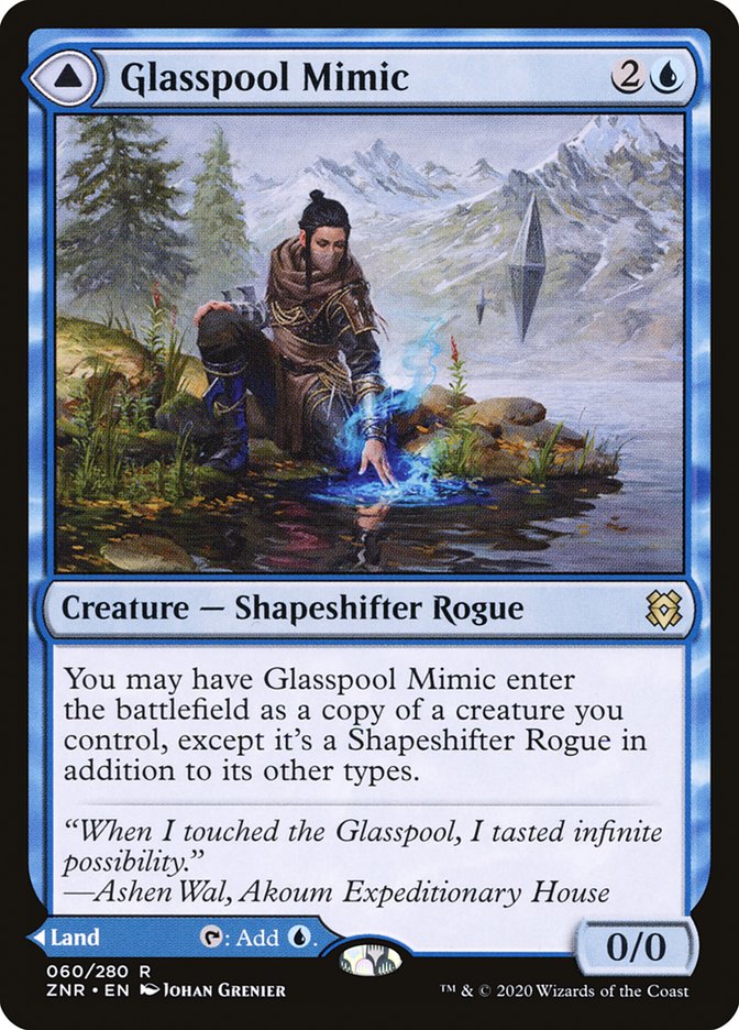 Glasspool Mimic // Glasspool Shore 60 (Zendikar Rising)  - Foil