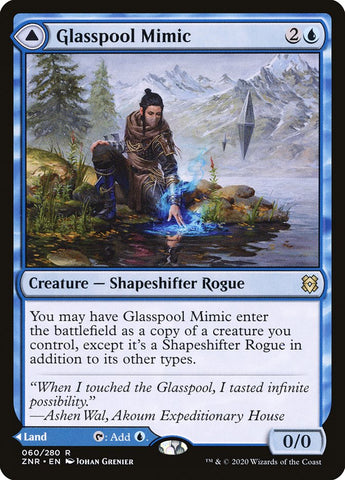 Glasspool Mimic // Glasspool Shore 60 (Zendikar Rising)  - Foil