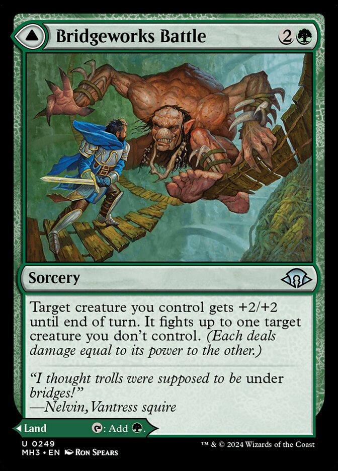 Bridgeworks Battle // Tanglespan Bridgeworks (Modern Horizons 3)  - Foil