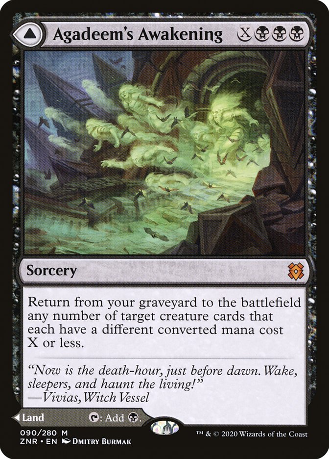 Agadeem's Awakening // Agadeem, the Undercrypt (Zendikar Rising) 