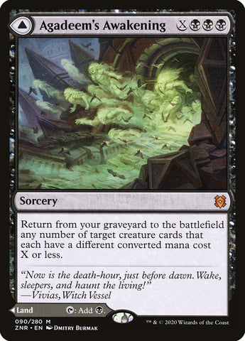 Agadeem's Awakening // Agadeem, the Undercrypt (Zendikar Rising) 