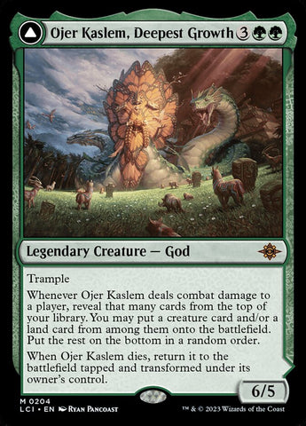 Ojer Kaslem, Deepest Growth // Temple of Cultivation 204 (The Lost Caverns of Ixalan)  - Foil