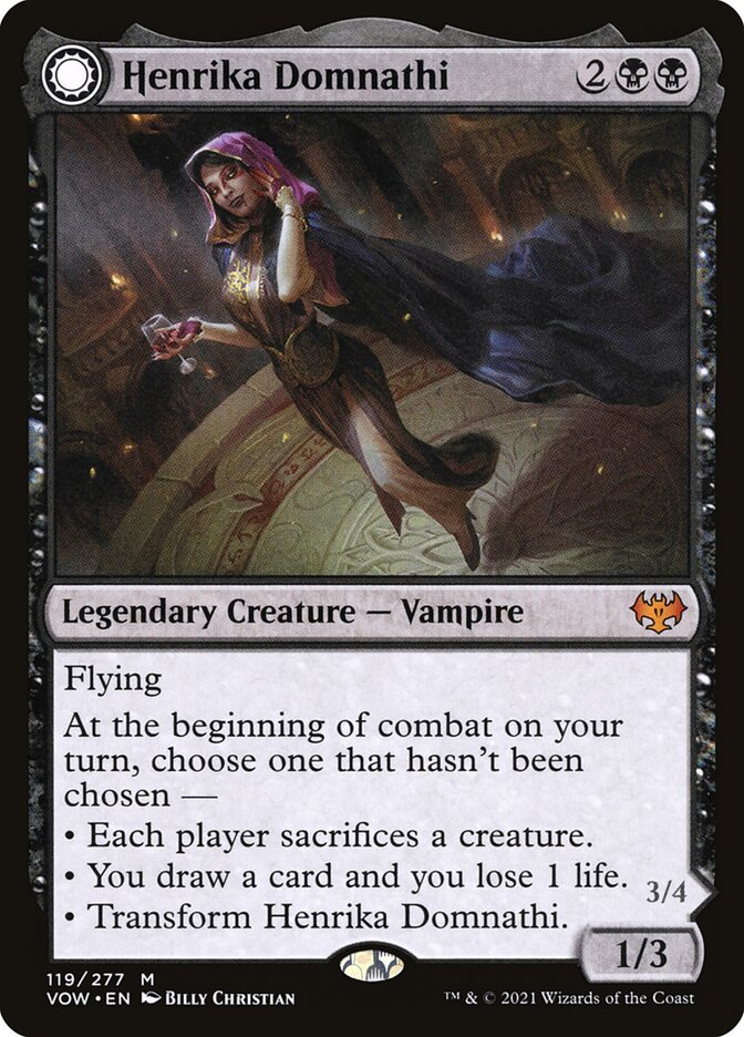 Henrika Domnathi // Henrika, Infernal Seer (Innistrad: Crimson Vow) 