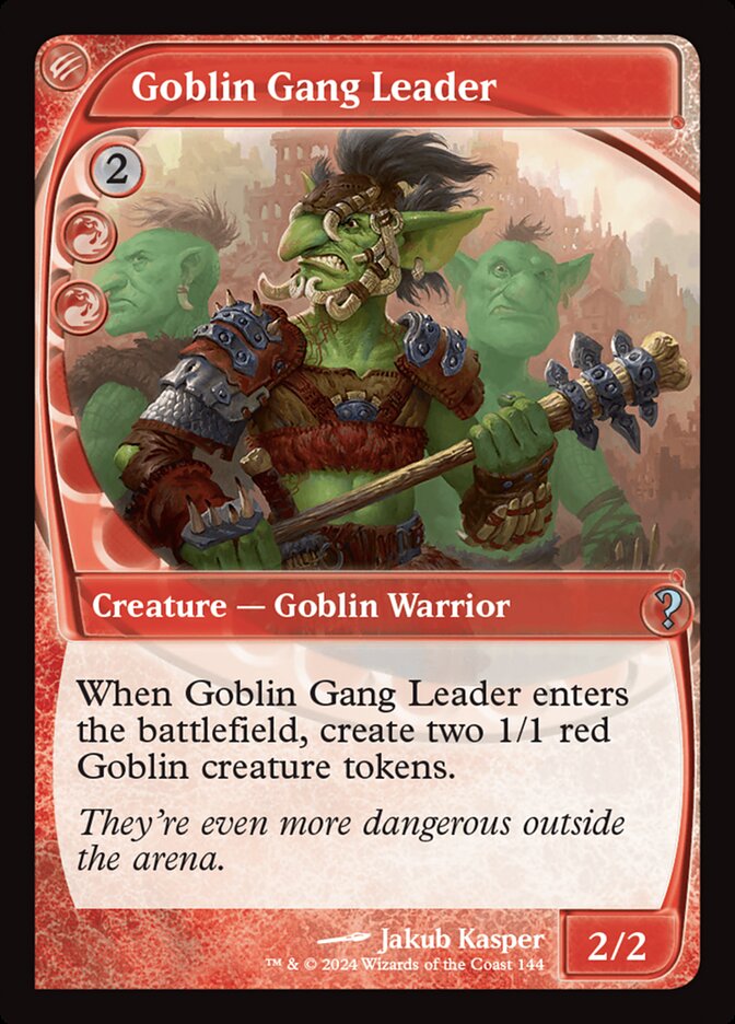 Goblin Gang Leader (Mystery Booster 2)  - Foil