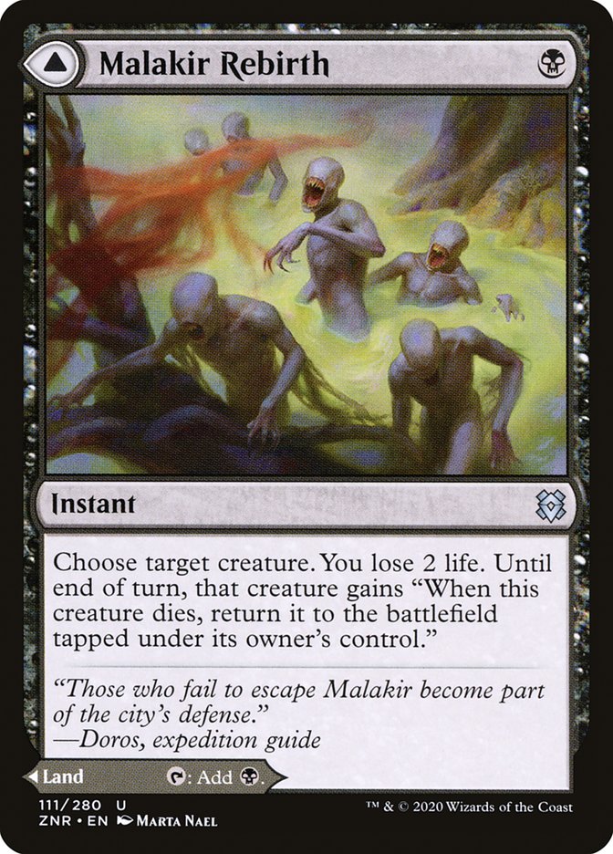 Malakir Rebirth // Malakir Mire (Zendikar Rising) 