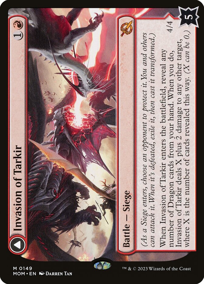 Invasion of Tarkir // Defiant Thundermaw (March of the Machine) 